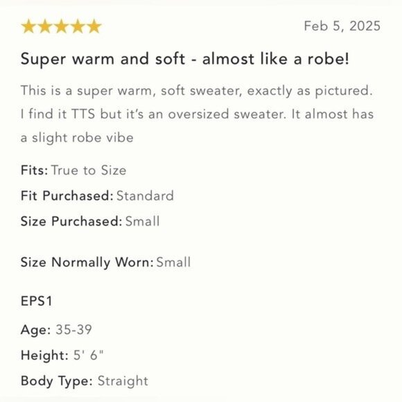 NWT Size XL (P2P 30") -Anthro Oversized Cardigan Sweater made in Italy (US$ 198) - Picture 13 of 16